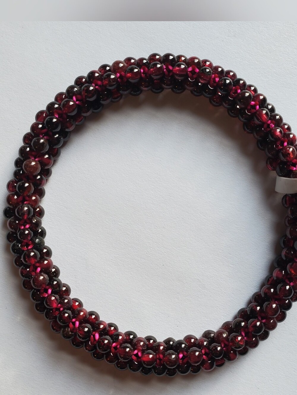 Burgundy Beaded Stretch Bracelet Jewelry Women NWT